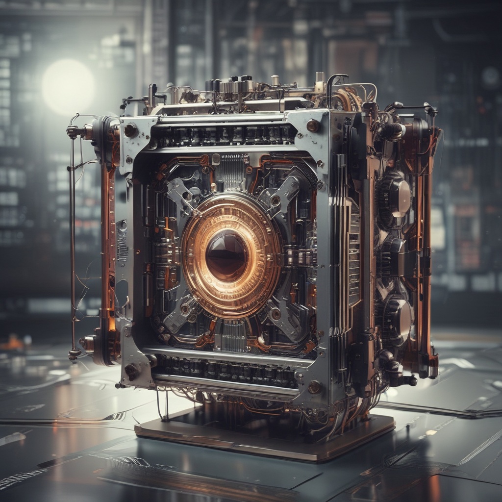 Quantum computer representing the future of computing